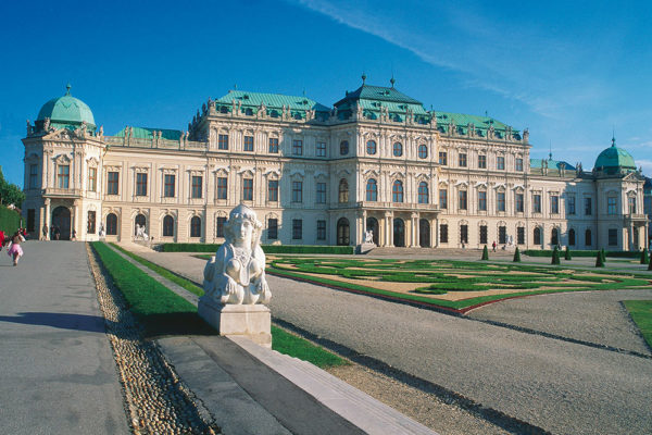 Belvedere Palace ve Vídni. Foto: Osterreich werbung, photographer -Diejun